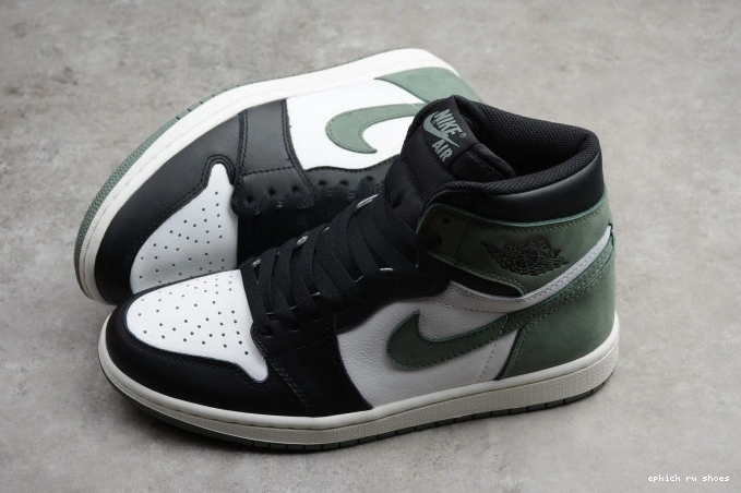 Cheap 555088-135 Retro OG Jordan Green Air High 1 Clay 0702